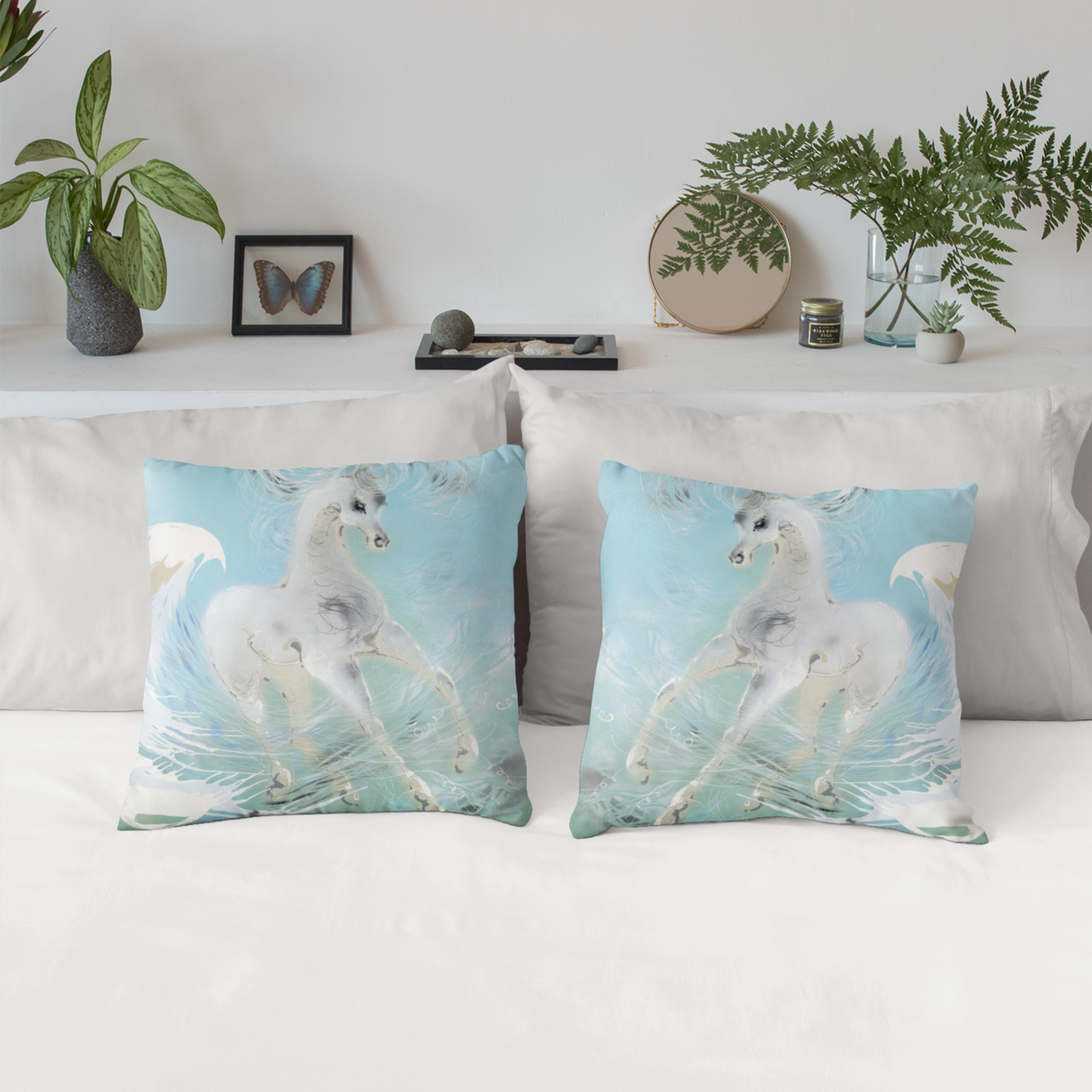 'Ocean Breeze' Premium Pillow